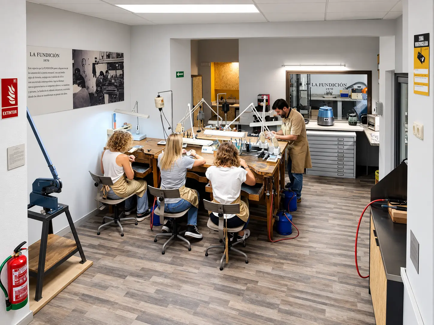 Espacio creativo de joyería en Granada
